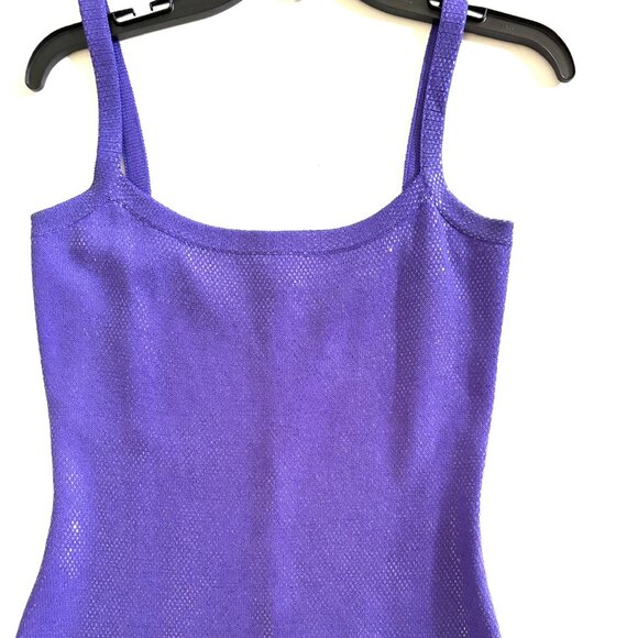 St. John Evening 2-Piece Sparkling Purple Dress & Jacket Set– Size 6 - Picture 4 of 8